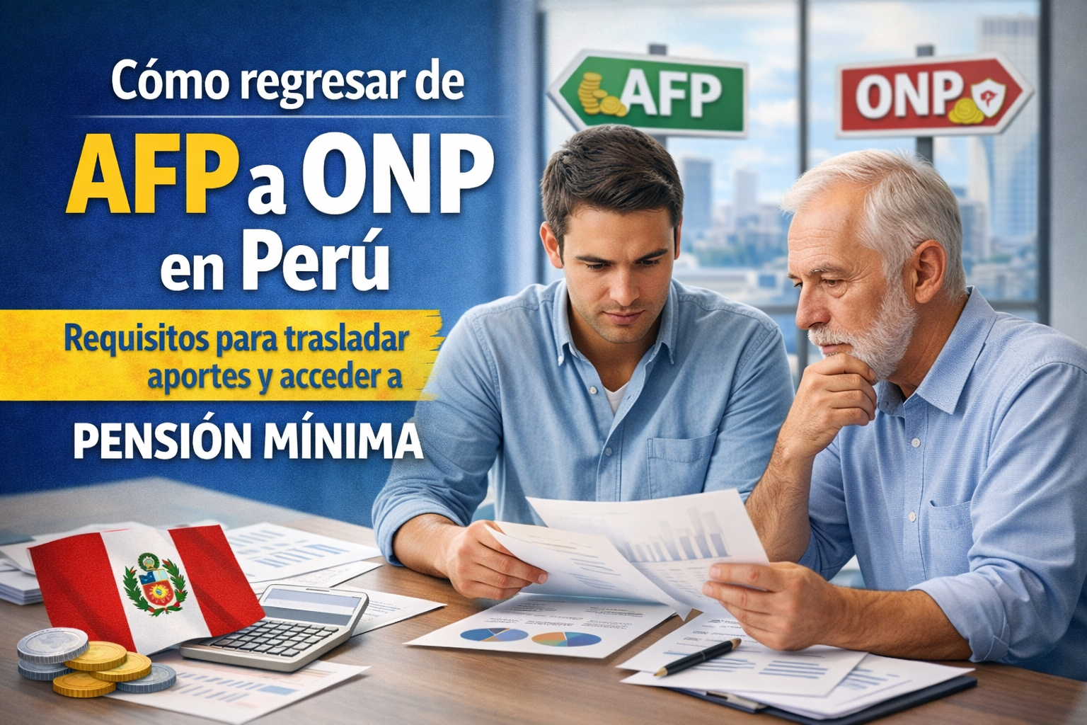Cómo regresar de AFP a ONP en Perú: requisitos para trasladar aportes y obtener pensión mínima