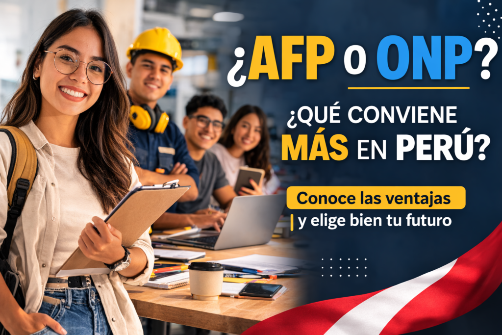 AFP u ONP: ¿Qué conviene más en Perú? Guía simple para decidir tu sistema de pensión