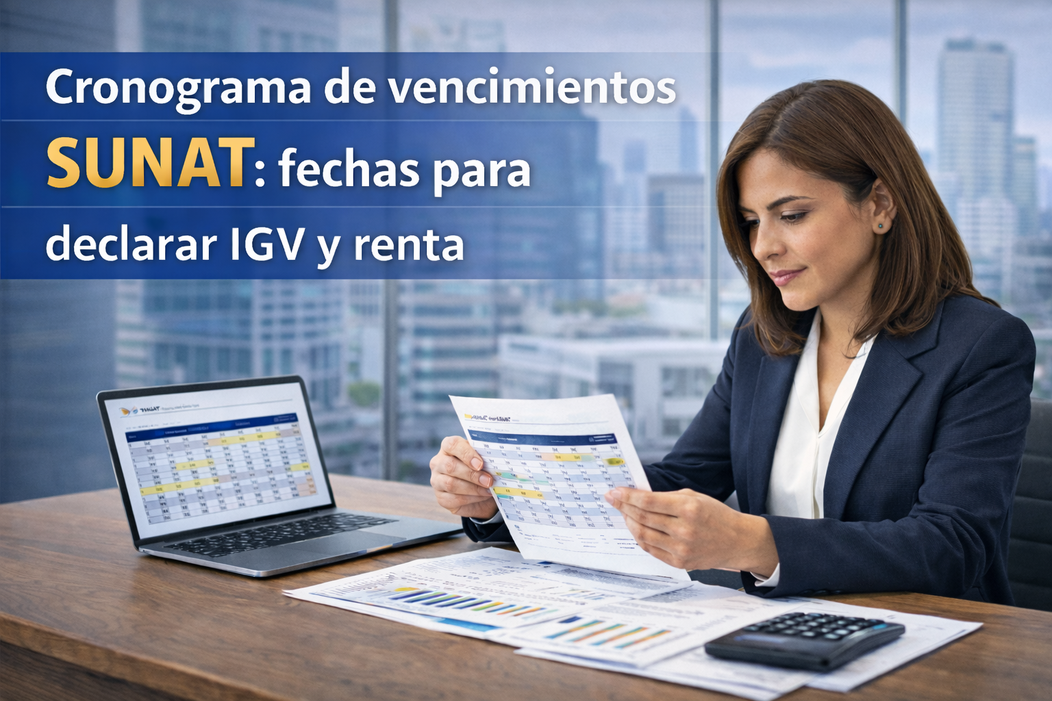 Cronograma de vencimientos SUNAT: fechas para declarar IGV y renta