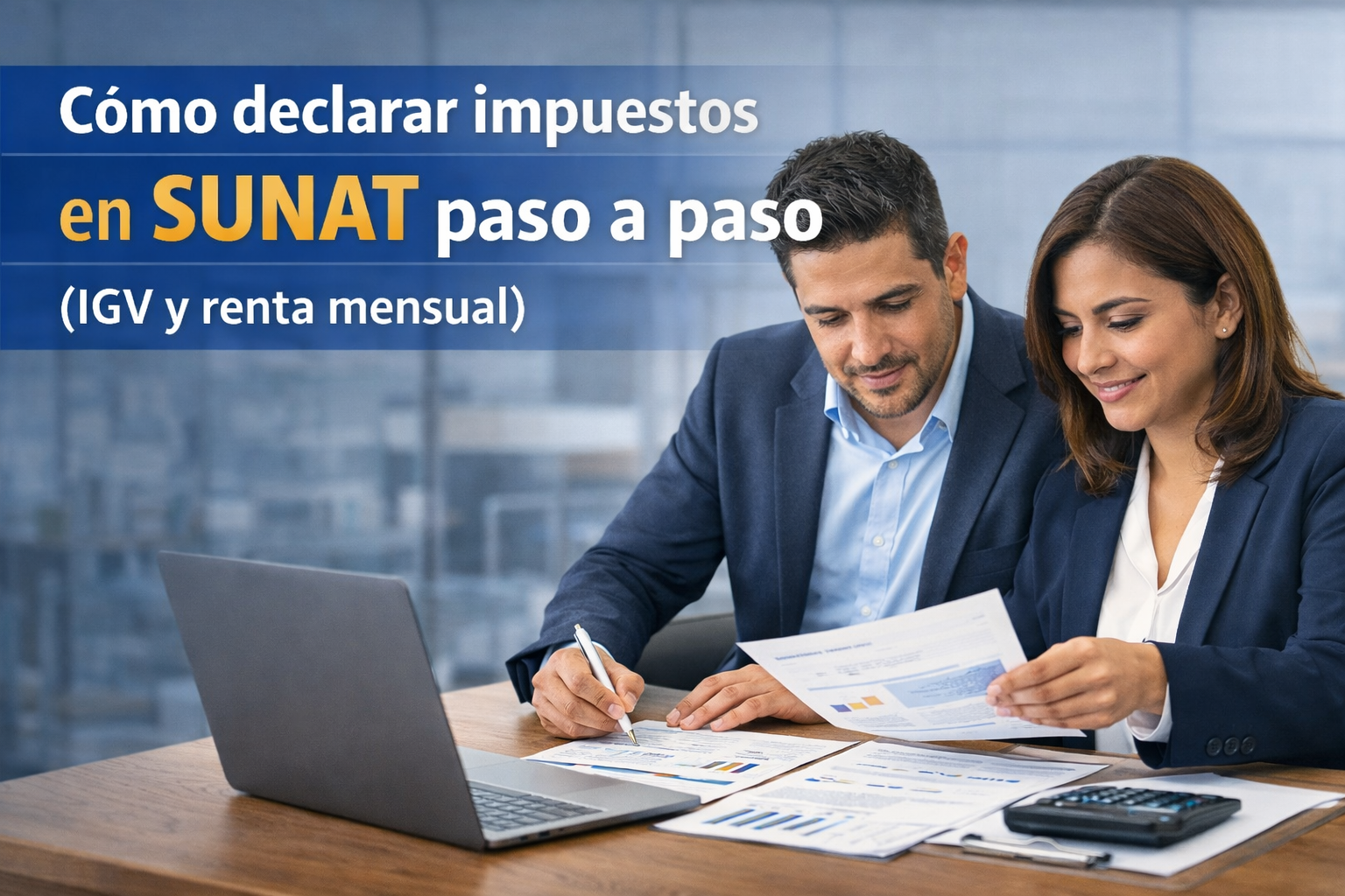 Cómo declarar impuestos en SUNAT paso a paso (IGV y renta mensual)